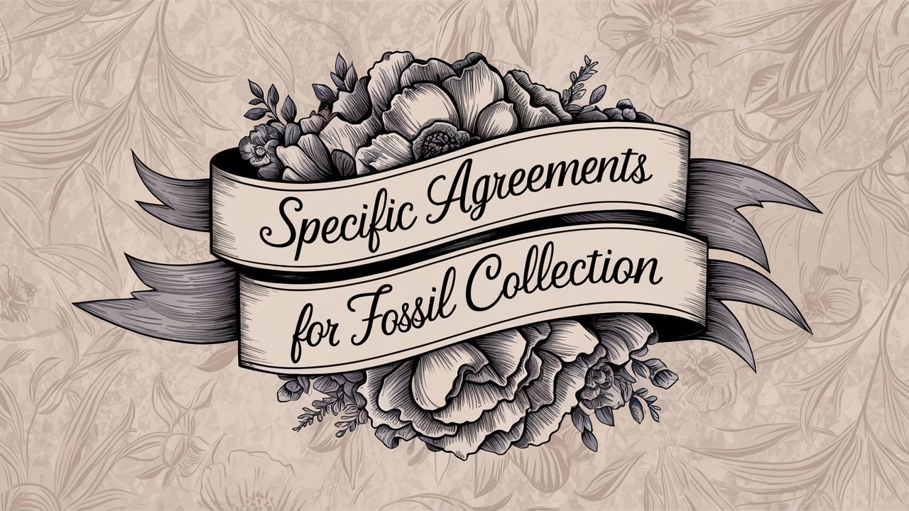 Specific Agreements with Museums or Scientific Institutions for Fossil Collection